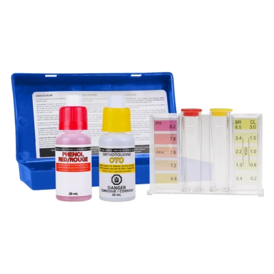 Uima-altaan kemikaaliannostelijat ja -testerit