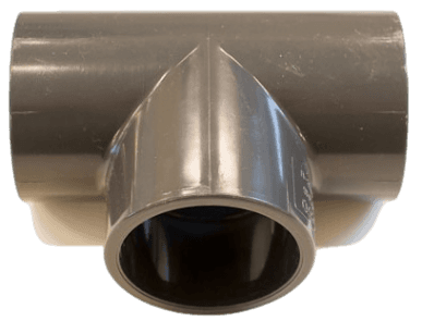 T-kappale, 40mm - 40mm PVC-osat - 20603010 - 1