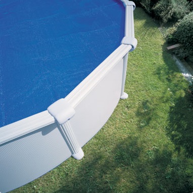 Uima-altaan ovaali lämpöpeite 500x300 cm - Lämpöpeitteet uima-altaisiin - 20503010 - 2