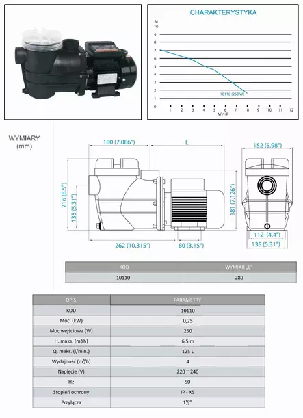 Uima-altaan pumppu Saturn Mini 4 m³/h - Varaosat pumppuihin - 20602000 - 2