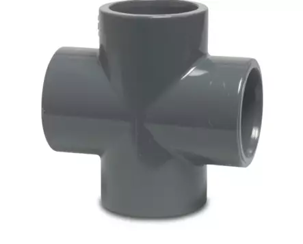 X-kappale, 63mm - 63mm PVC-osat - 23070520 - 1