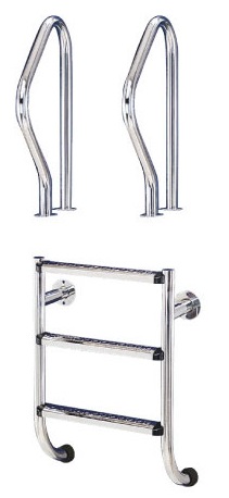 Allasportaat 4 - Portaat uima-altaisiin - MT-ALLASPORTAAT4 - 1