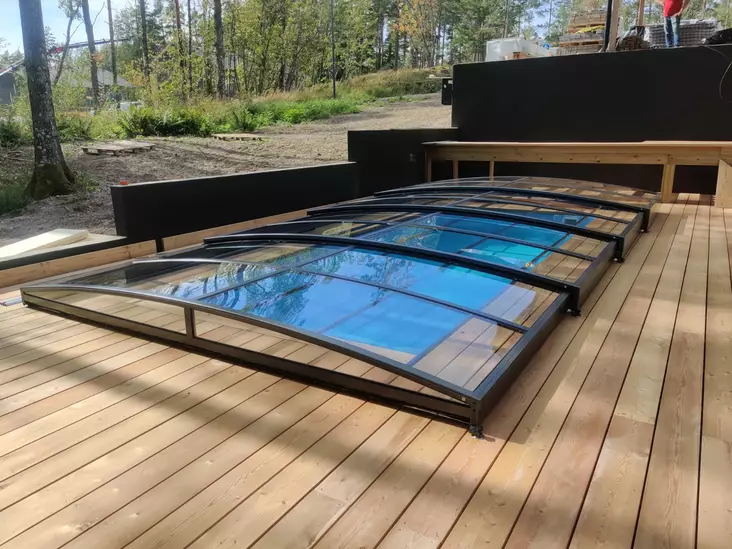 Uima-allaskate Sydney 635 x 350 - Albixon polykarbonaattikatteet - 22012010 - 1