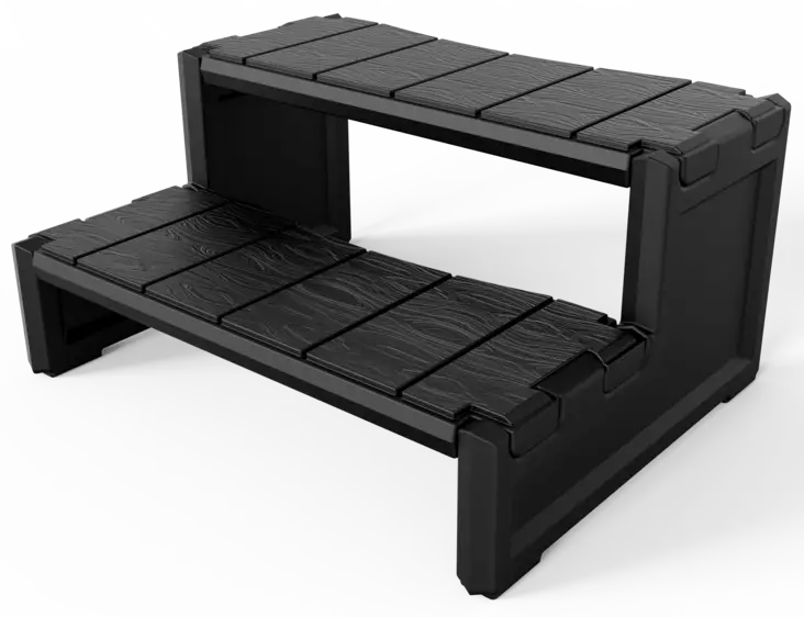 Ulkoporealtaan portaat 2 askelmaa - Rappuset ulkoporealtaisiin - 91759880 - 1