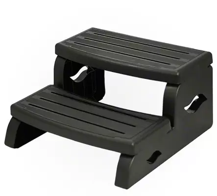 DuraStep II allasportaat, musta - Rappuset ulkoporealtaisiin - 10301031 - 1