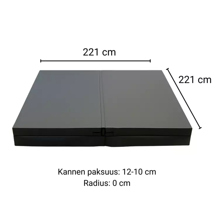 Drop ulkoporealtaan lämpökansi 221 x 221 - Muiden ulkoporealtaiden kannet - 10309011 - 1