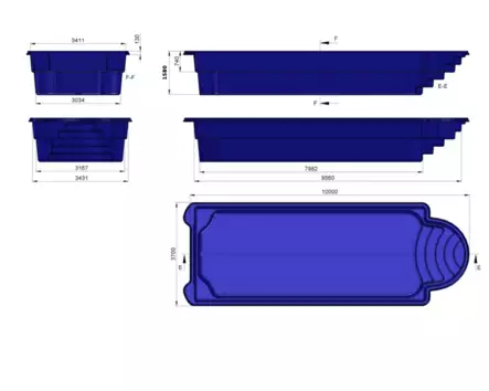 Uima-allaspaketti Itaka - Lasikuituiset uima-altaat - 160602 - 2