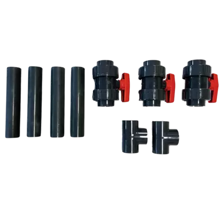 Uima-altaan lämmittimen ohitussarja,50mm - 50mm PVC-osat - 23070402 - 2