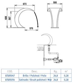 Vesiputous Bali - Vesiputoukset ja hierontasuuttimet - 20608002 - 2