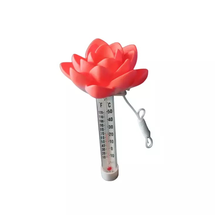 Lämpömittari, Lumpeenkukka - Lämpömittarit ulkoporealtaisiin - 5064422 - 1