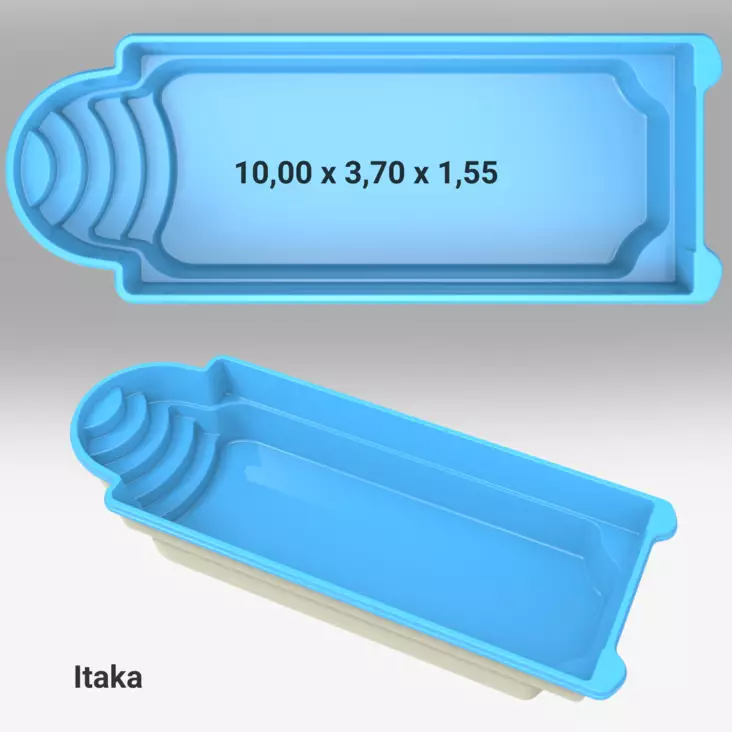 Uima-allaspaketti Itaka - Lasikuituiset uima-altaat - 160602 - 1
