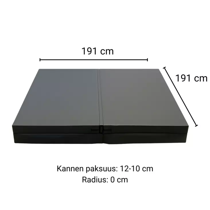 Drop ulkoporealtaan lämpökansi 191 x 191 - Muiden ulkoporealtaiden kannet - 10309022 - 1