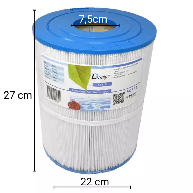 Hotspring suodatin SC713 - HotSpring ulkoporealtaiden suodattimet - RE-HOTSPRING-SC713 - 1