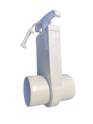 1.5" giljotiiniventtiili - 1 1/2" putkiosat - 300199035 - 1