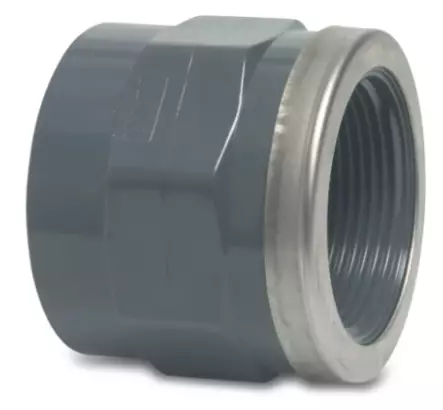 50mm - 1,5" yhdistäjä, naaras - 50mm PVC-osat - 300199005 - 1
