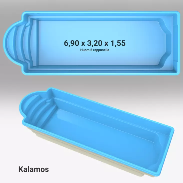 Uima-allaspaketti Kalamos - Lasikuituiset uima-altaat - 160605 - 1