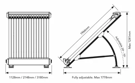 Thermecro aurinkolämmitin 20m3 altaisiin - Aurinkolämmittimet - 20604046 - 2