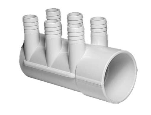 2" / 3/4" jakotukkitulppa, 6 lähtöinen - 2" putkiosat - 10914046 - 1