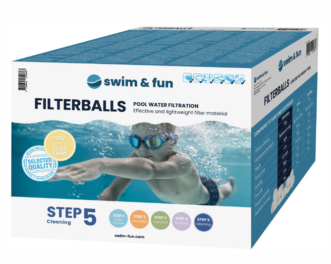 Uima-altaan suodatuspallot 700gr - Suodatushiekat ja suodattimet - SNF1069 - 1